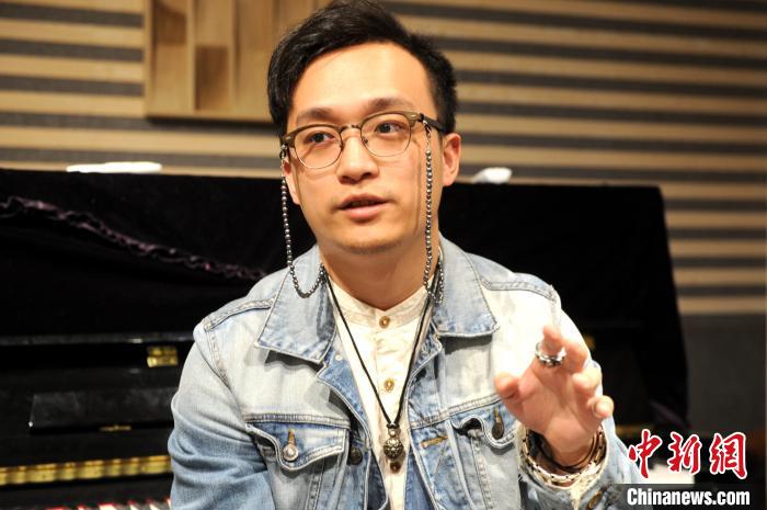 蔡鶴立介紹他的&ldquo;兩岸藝術交流夢&rdquo;?！埥鸫?攝