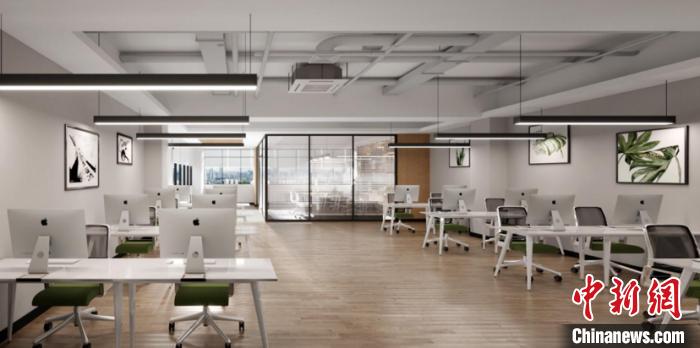 粵港澳大灣區(qū)(廣東)創(chuàng)新創(chuàng)業(yè)孵化基地內(nèi)景。大灣區(qū)科技創(chuàng)新服務中心 供圖