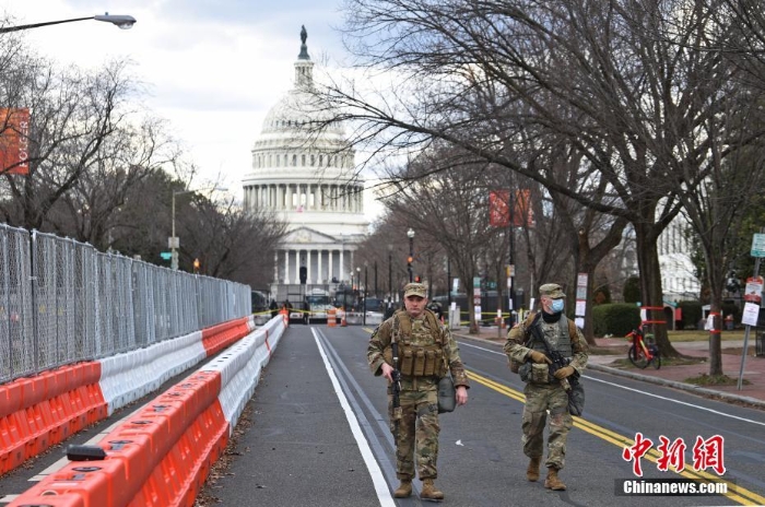 美國(guó)總統(tǒng)就職典禮進(jìn)入倒計(jì)時(shí) 華盛頓核心區(qū)高度戒備
