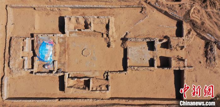 顯應(yīng)宮俯視。　陜西省考古研究院供圖