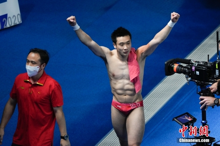 38金！曹緣奪得東京奧運(yùn)會(huì)男子十米跳臺(tái)金牌