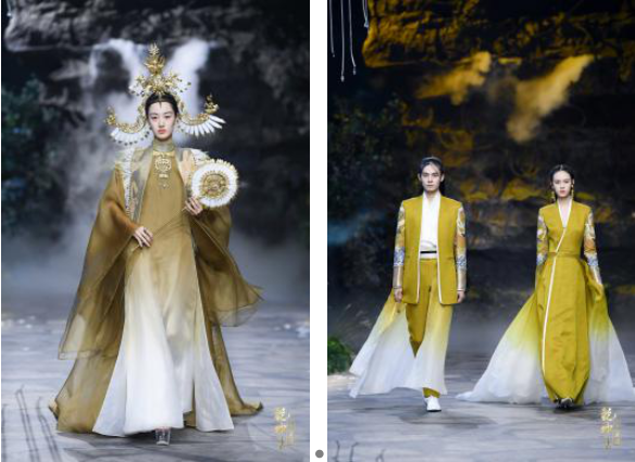 圖展山河盛景，服飾乾坤方儀――熊英|乾坤？方儀2022SS中國國際時裝周開幕大秀震撼上演