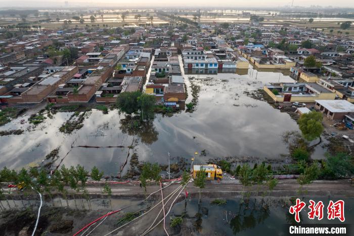直擊暴雨過后山西介休家園重建