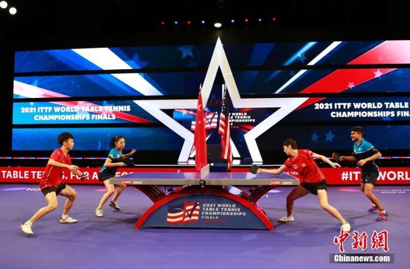 休斯敦世乒賽：中美跨國(guó)混雙組合進(jìn)行合練