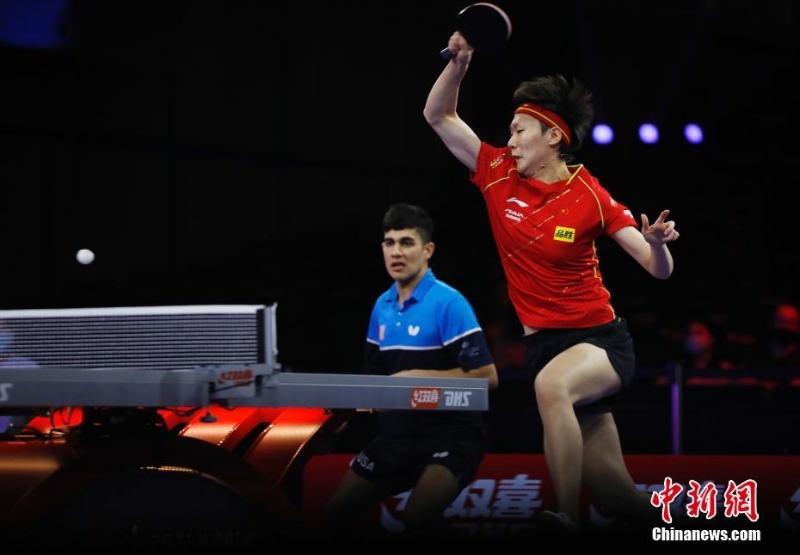 休斯敦世乒賽:兩對中美混雙組合取得開門紅