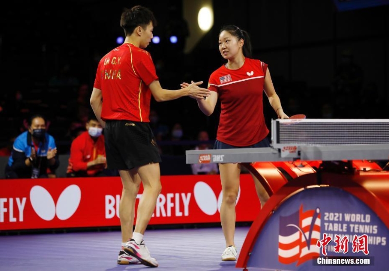 休斯敦世乒賽:兩對中美混雙組合取得開門紅