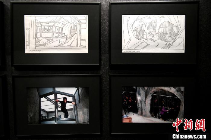 李小龍經(jīng)典電影《龍爭虎斗》場景設計原圖?！±钪救A 攝