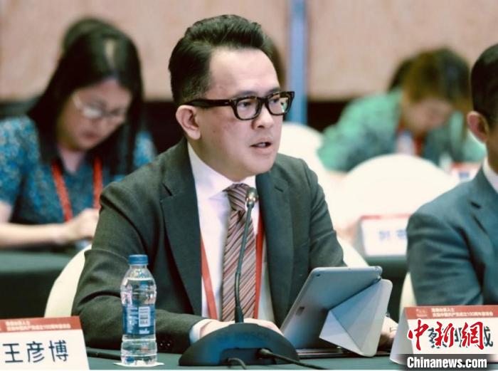 今年6月22日，蔡明威在成都舉行的港澳臺僑人士慶祝中國共產(chǎn)黨成立100周年座談會上發(fā)言?！⊥趵?攝