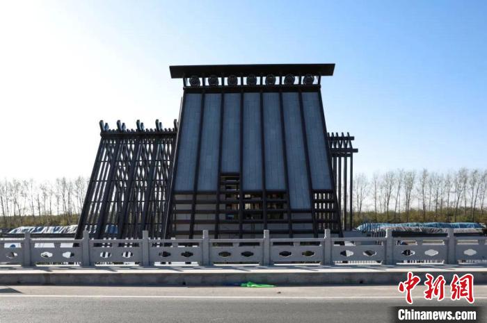 世界灌溉工程遺產(chǎn)點(diǎn)-高郵車邏閘。　高郵市水利部門(mén)供圖