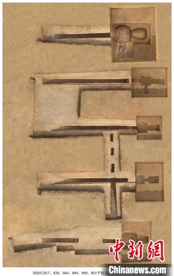 洪瀆原墓葬布里墓地西晉家族墓平面正射?！￡兾魇】脊叛芯吭汗﹫D