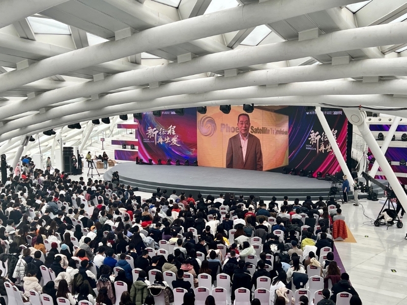 鳳凰衛(wèi)視常務(wù)副總裁兼總編輯、鳳凰新媒體董事長(zhǎng)孫玉勝視頻致辭