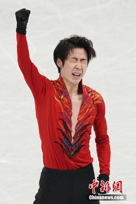 花樣滑冰男單自由滑：金博洋創(chuàng)個(gè)人賽季最佳成績