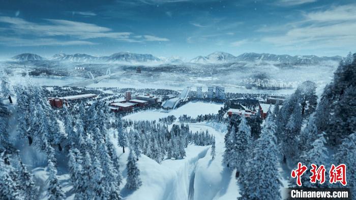 北京冬奧會賽場體育展示視頻演繹魅力中國