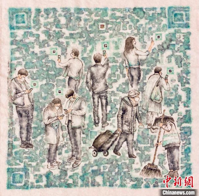 杜寶玉畫作《安心出行》?！∷囆g(shù)香港供圖