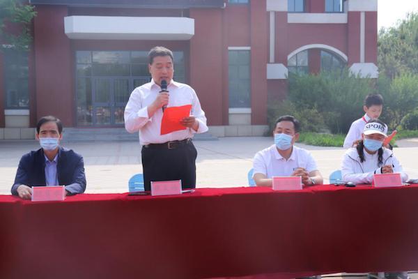 東營市廣饒縣興安小學第三屆春季田徑運動會開幕