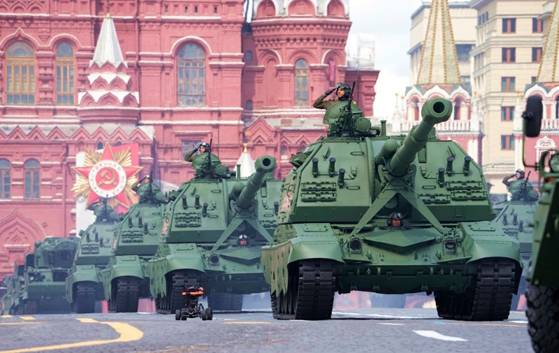 俄羅斯5月9日勝利日閱兵儀式。（圖／美聯(lián)社）.jpg