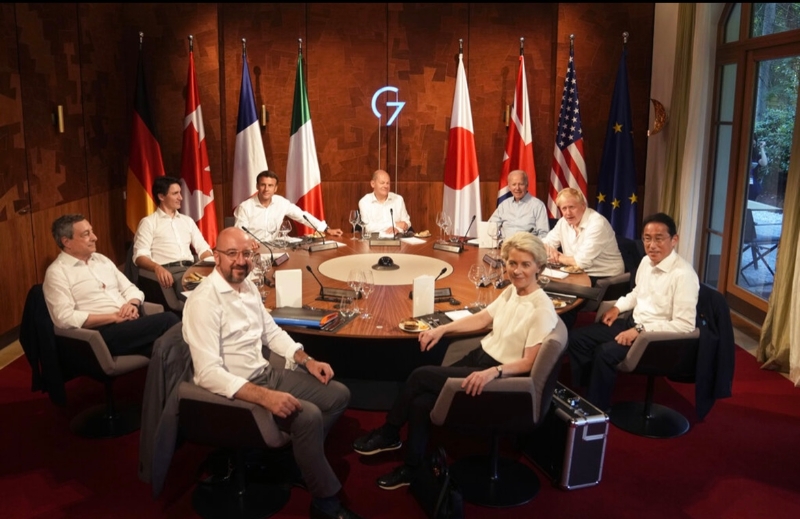 G7峰會(huì)前夕，美國(guó)就宣稱“將帶著最厲害的、對(duì)付中國(guó)的劇本抵達(dá)巴伐利亞參加G7峰會(huì)”。（圖源：美聯(lián)社）