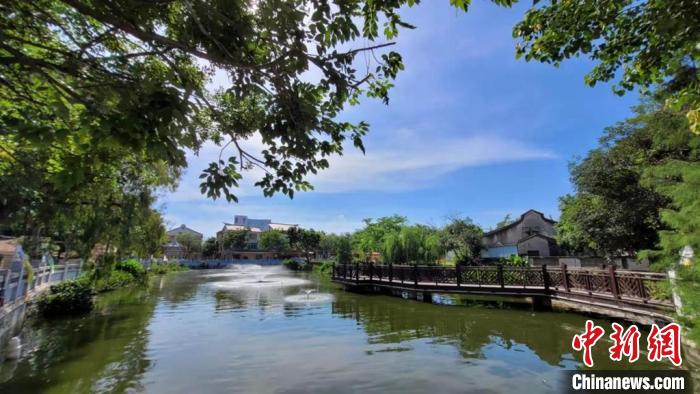 圖為赤土社村口公園?！∪~藝琳 攝