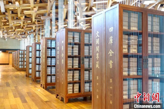 杭州國家版本館的藏書。　錢晨菲 攝