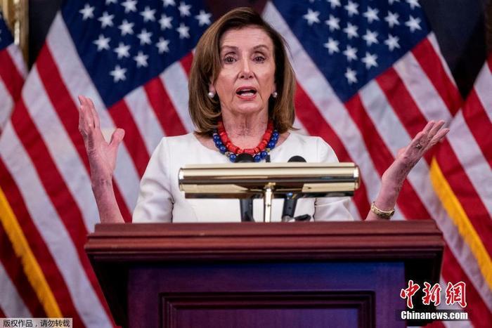 美國國會眾議院議長佩洛西。