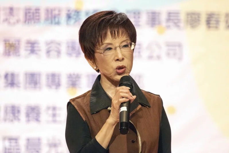 國民黨前主席洪秀柱。（圖源：臺(tái)灣《聯(lián)合報(bào)》）
