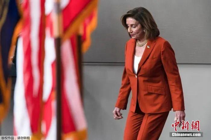 資料圖：美國(guó)國(guó)會(huì)眾議院議長(zhǎng)佩洛西。