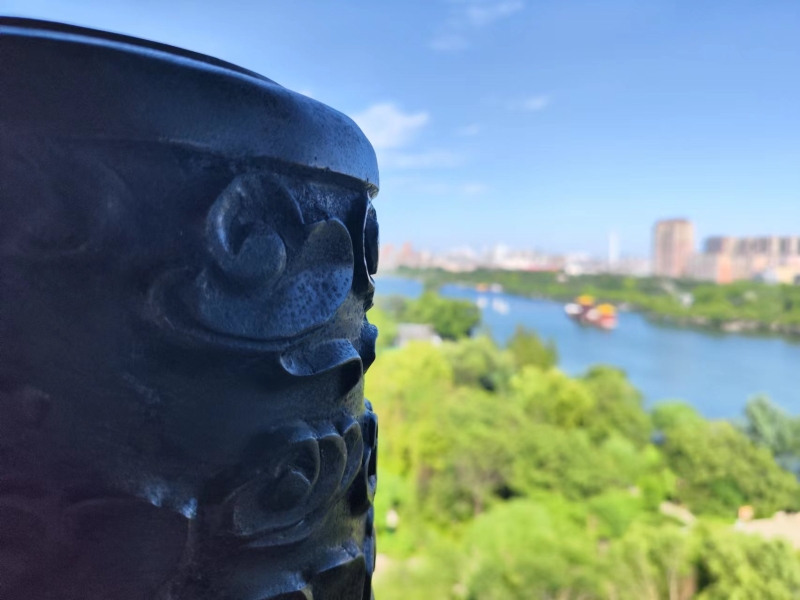 圖為超然樓上的圍欄。劉星晨攝