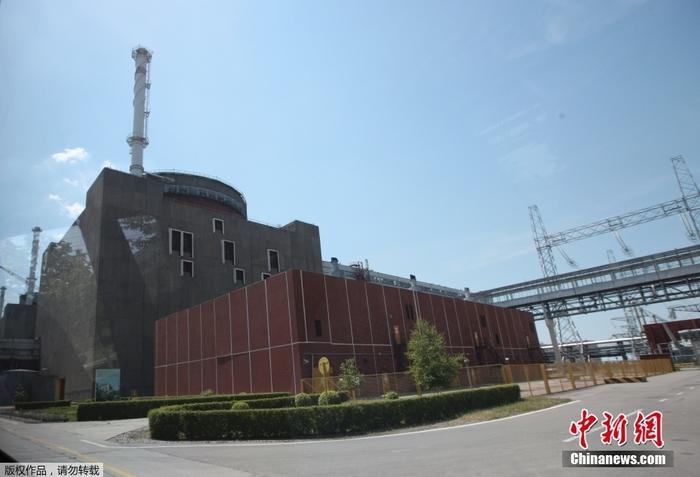 扎波羅熱核電站一角。