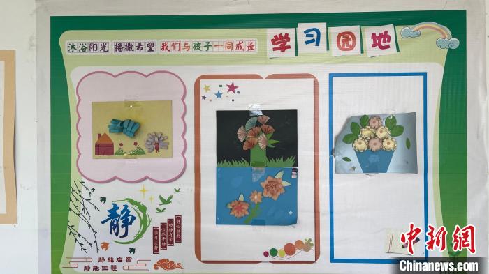 學(xué)生的手工作品?！垐@園 攝