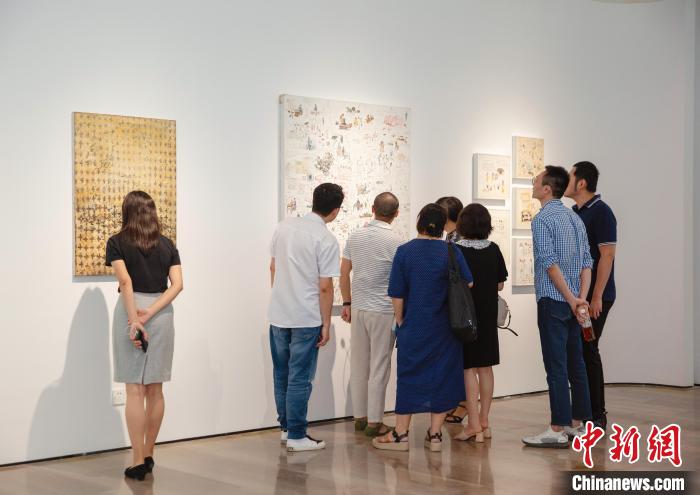 展覽現(xiàn)場(chǎng)。　桂湖美術(shù)館供圖