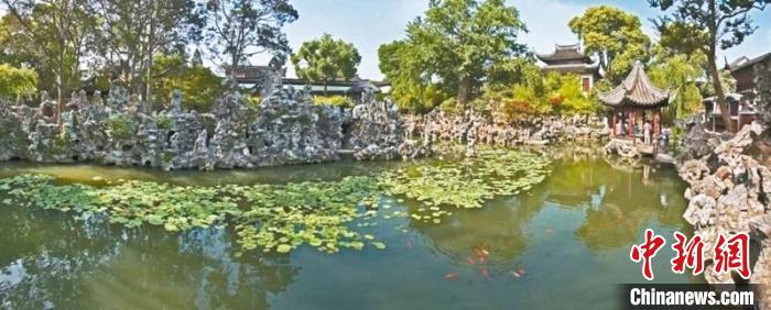 臺(tái)媒看大陸:江蘇蘇州獅子林假山奇石引人入勝