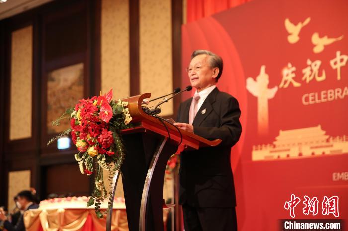 泰國國會主席兼下議院議長川·立派致辭 王國安 攝