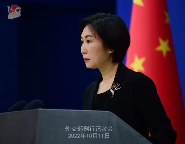 外交部發(fā)言人毛寧。 薛偉 攝