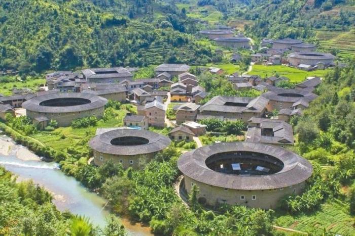 河坑土樓群。圖片來源：臺灣《經(jīng)濟日報》