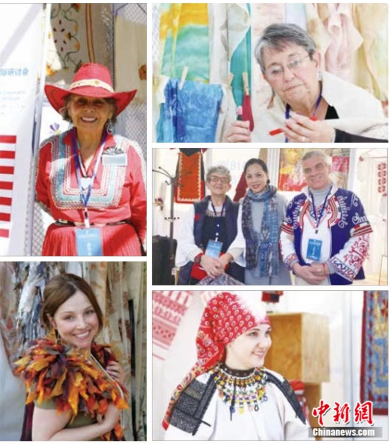 來自美國、澳大利亞、保加利亞、白俄羅斯的手工藝人。受訪者供圖