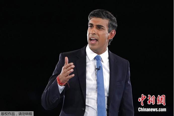 資料圖：英國前財(cái)政大臣蘇納克。