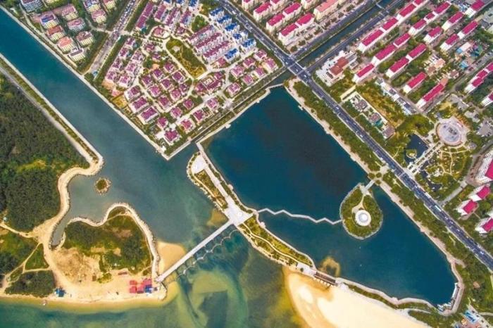 鳥瞰海上公園，碧浪翻涌。圖片來(lái)源：臺(tái)灣《經(jīng)濟(jì)日?qǐng)?bào)》