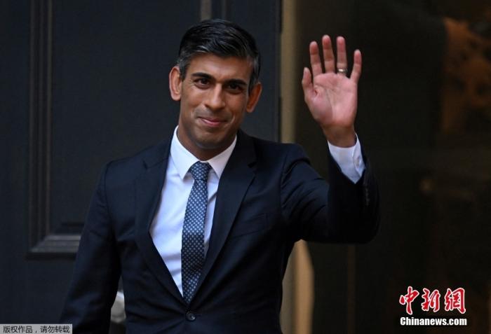 英國新任首相蘇納克。