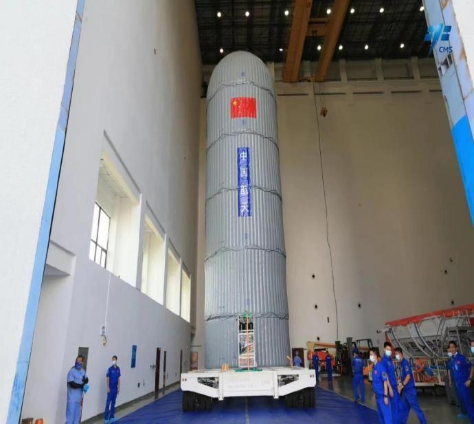 圖為夢天實(shí)驗艙 來源:中國載人航天工程辦公室