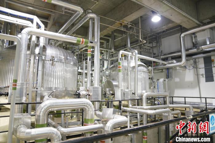 圖為供熱現(xiàn)場(chǎng)。　遼寧紅沿河核電站供圖