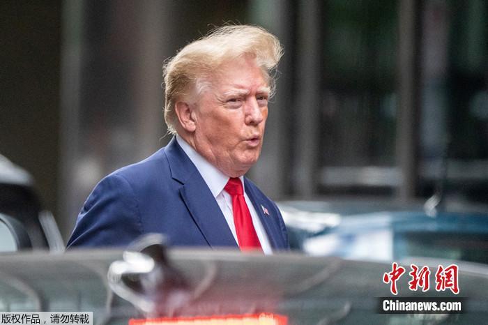資料圖：美國(guó)前總統(tǒng)特朗普。