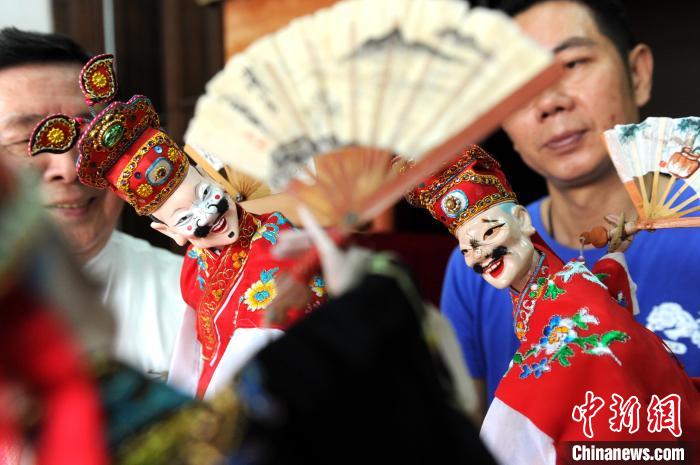 漳州木偶表演?！埥鸫?攝