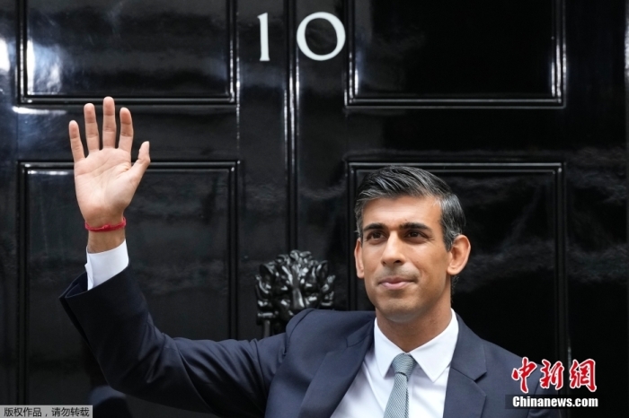 資料圖：英國首相蘇納克。