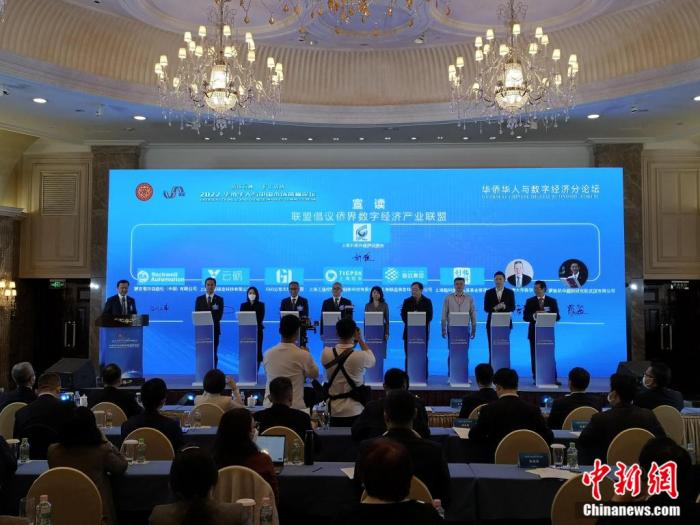 發(fā)起僑界數(shù)字經(jīng)濟(jì)產(chǎn)業(yè)科技聯(lián)盟倡議。