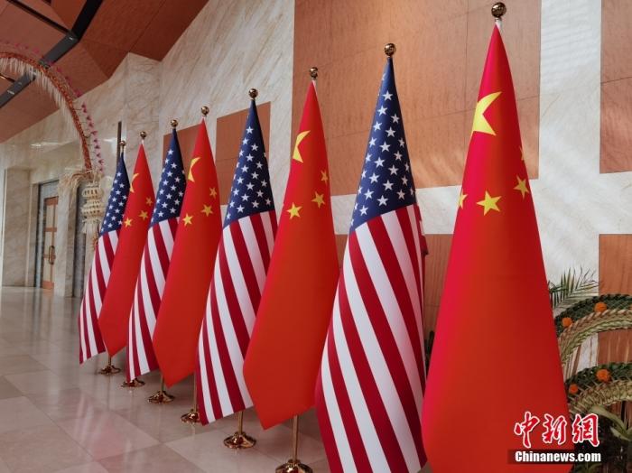 當(dāng)?shù)貢r間11月14日下午，國家主席習(xí)近平在印度尼西亞巴厘島同美國總統(tǒng)拜登舉行會晤。<a target='_blank' href='/'>中新社</a>記者 郭金超 攝