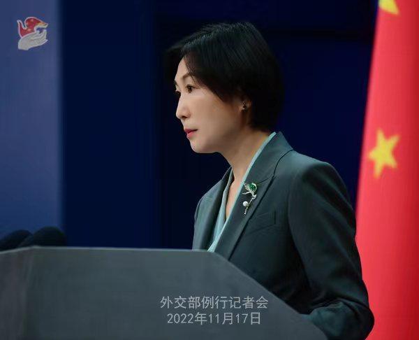 外交部發(fā)言人毛寧。薛偉 攝