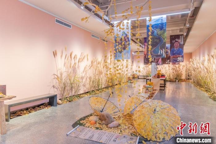 圖為大展“風(fēng)物：詩與視”貴州風(fēng)物展展廳?！√普?攝