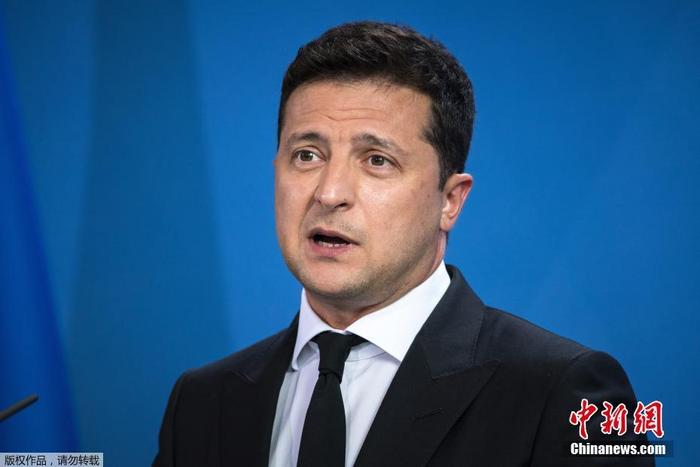 資料圖：烏克蘭總統(tǒng)澤連斯基。