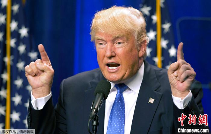 資料圖：特朗普。