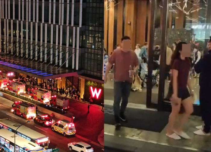 臺北市W飯店驚傳跳電 臺北市W飯店驚傳跳電